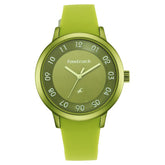 Fastrack, Women's  Watch Analog, Green Dial Green Silicone Strap , 68025AP04